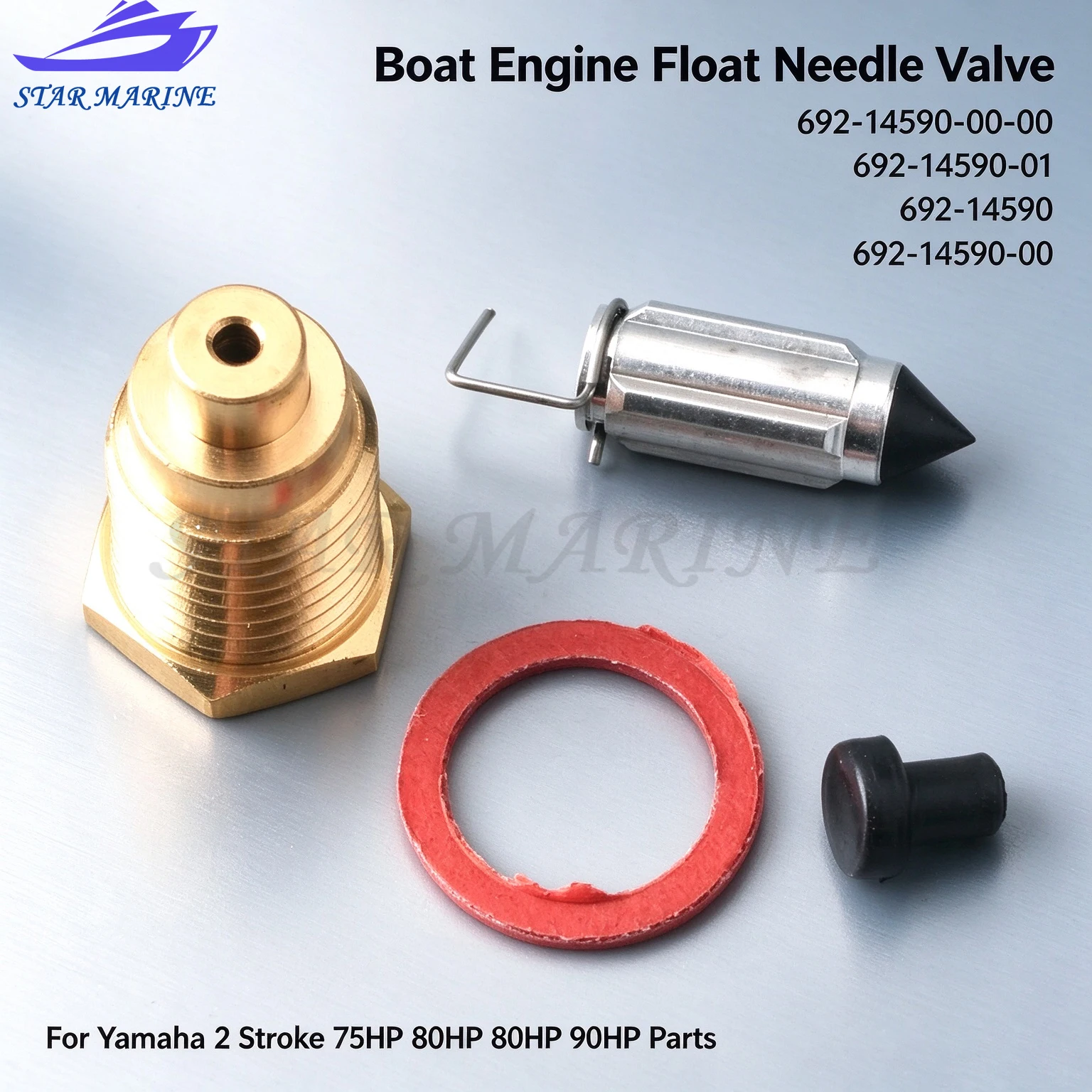 Boat Float Needle Valve 692-14590-00-00 692-14590-01 692-14590 692-14590-00 For Yamaha Outboard 2T 75HP 80HP 90HP Parts