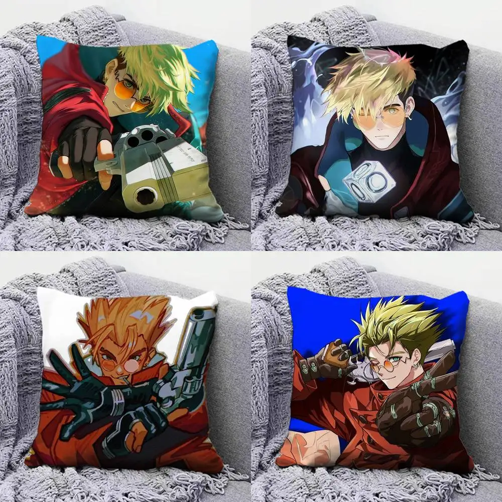 

Vash Trigun Anime Home Sofa Cushion Covers and Aecorative Custom Pillow Covers