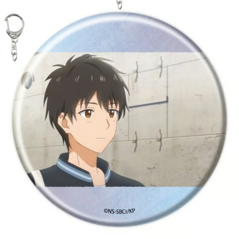 2026 Circle Acrylic Pendant Keychain Love Unseen Beneath The Clear Night Sky Latest Anime 6CM Kakeru Sorano/Koharu Fuyutsuki