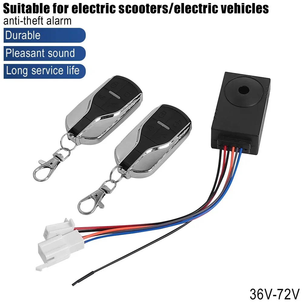 

Universal Alarm E-bike Anti-theft Device Anti Lost for Electric Scooter Bicycle Remote Control Detector 36-72v Alarm Accessories