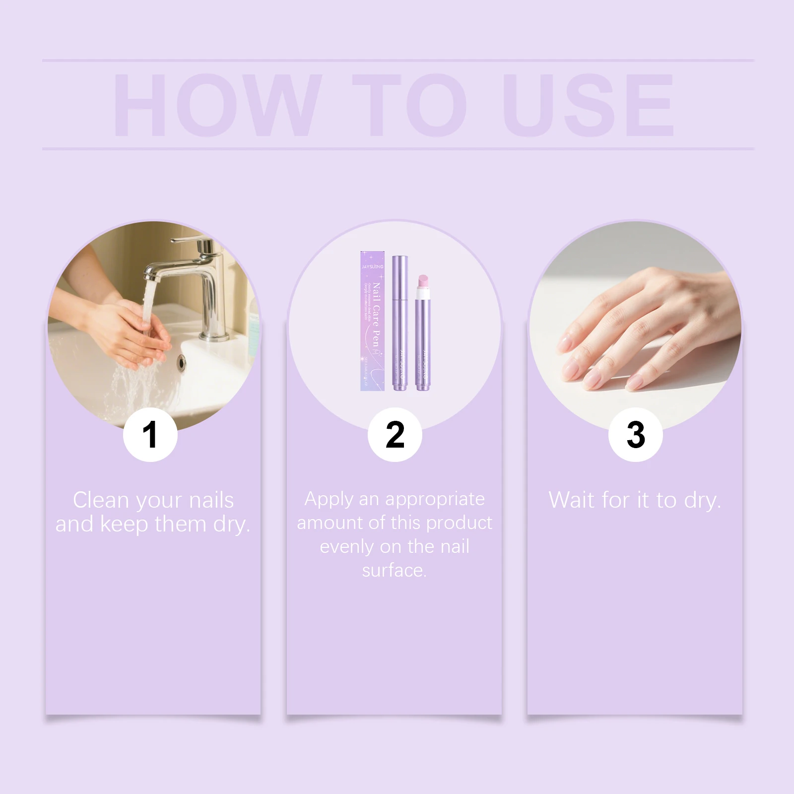 3-In-1 Nail Care Essentical Oil Nail Polish Pen Strengthen Repair Damaged Nails Remove Dead Skin Burrs Nail Cuticles Nail Care