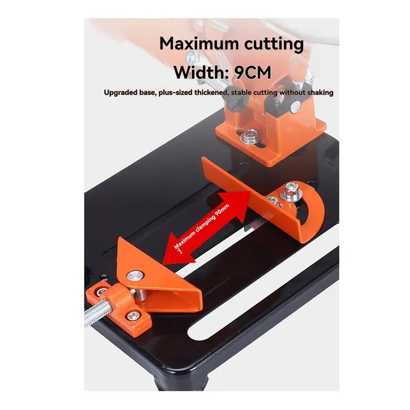 ABZL Angle Grinder Stand Angle Grinder Bracket Holder Support For 115-125 Angle Grinder DIY Cutting Stand Power Tools