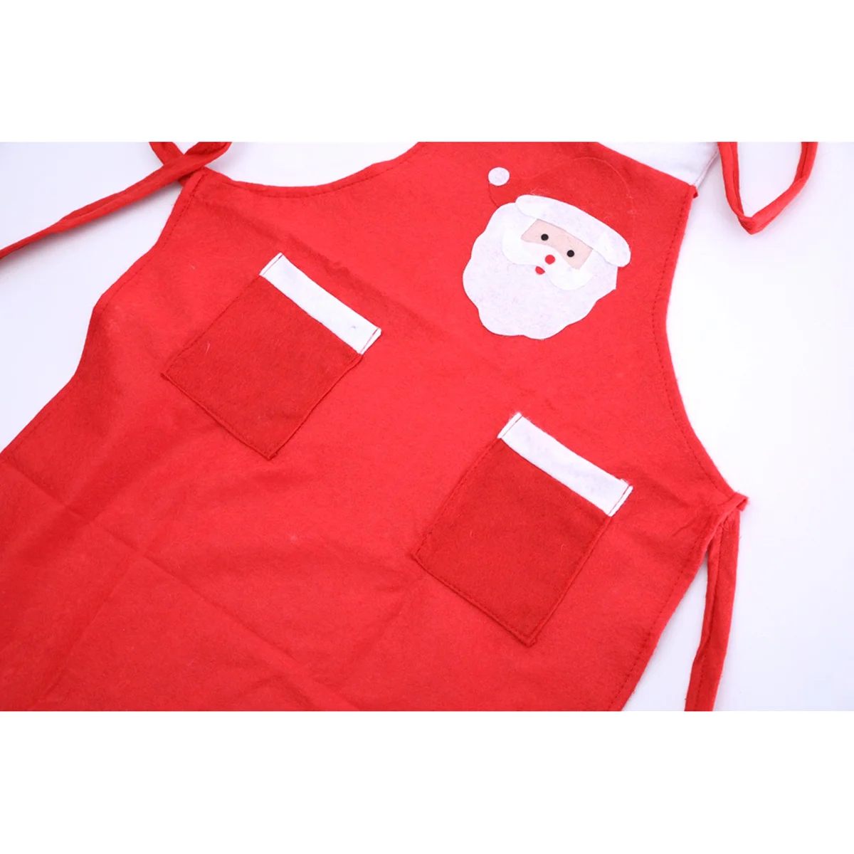 

Christmas Santa Apron Pockets Festive Party Decorations Supplies Novelty Photo Shoot Family Friends Unique Decoration
