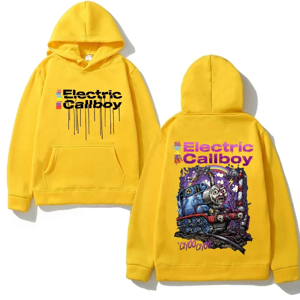 Callboy elétrico moletom com capuz punk 2025 novo álbum moda moletom impressão gráfica grunge roupas sudaderashoody retro de alta qualidade