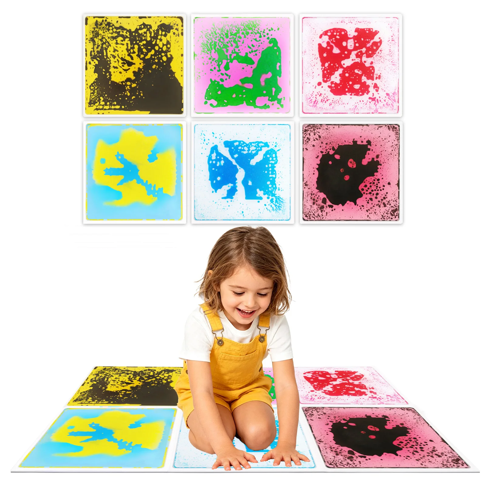 Kids Sensory Walking Pads Tactile Mats Sensory Training Floor Mat for Autism Early Learning Play