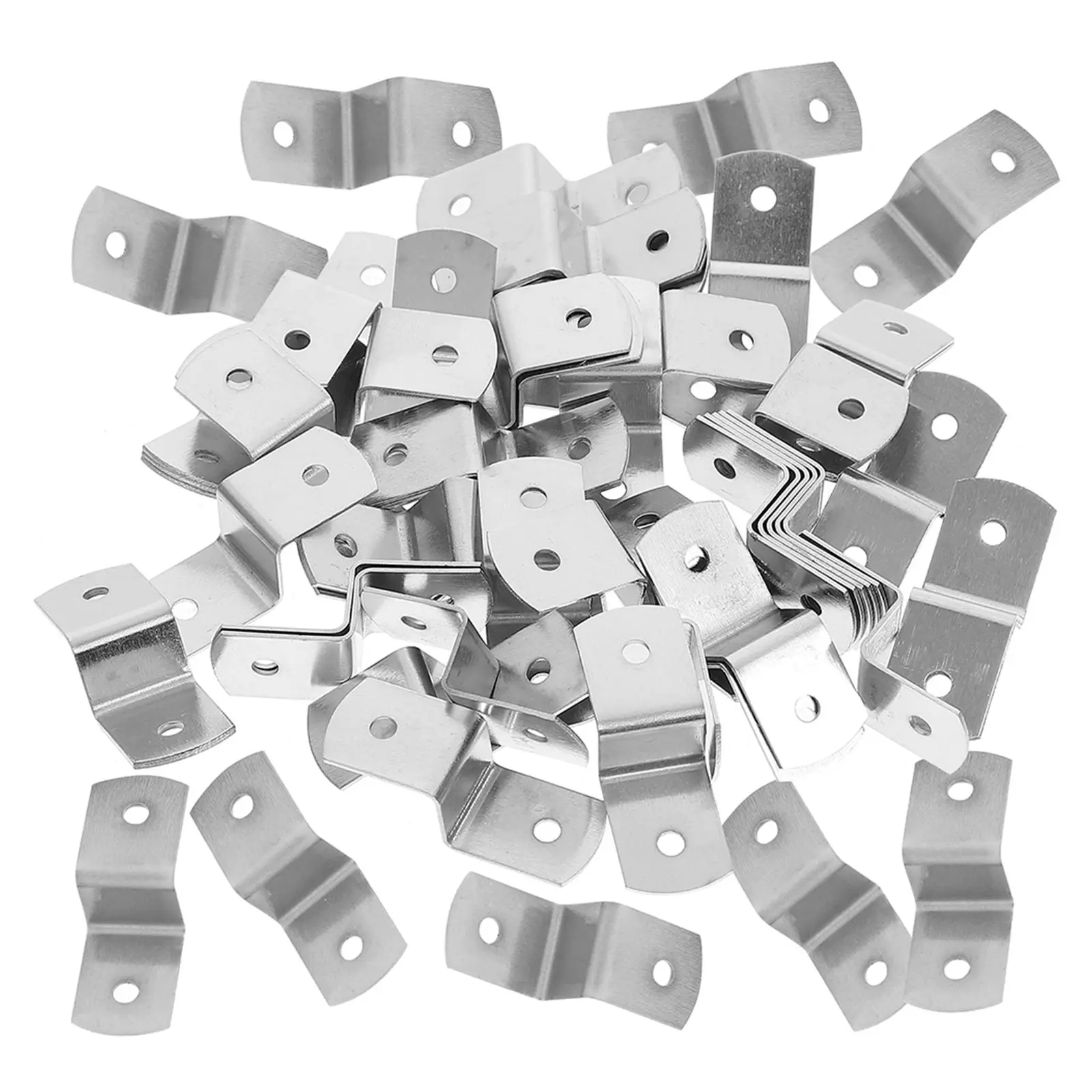 50Pcs Heavy Duty Z Shape Picture Frame Backing Clips for Table Tops Desktops Shelves Photo Framing Hardware Fasteners