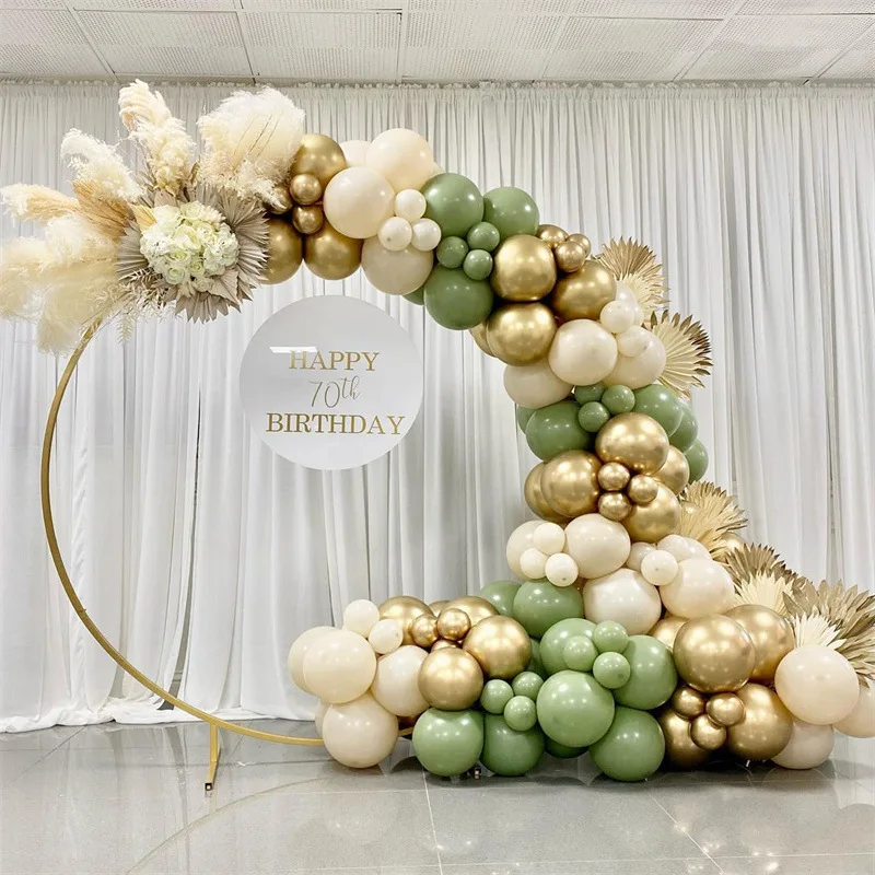 Boho Grüne Luftballons Mattgrüne Geburtstagsballons 5/10/12/18 Zoll DIY Ballongirlande Bogen für Geburtstag St. Patricks Day Dekor – Detail 28