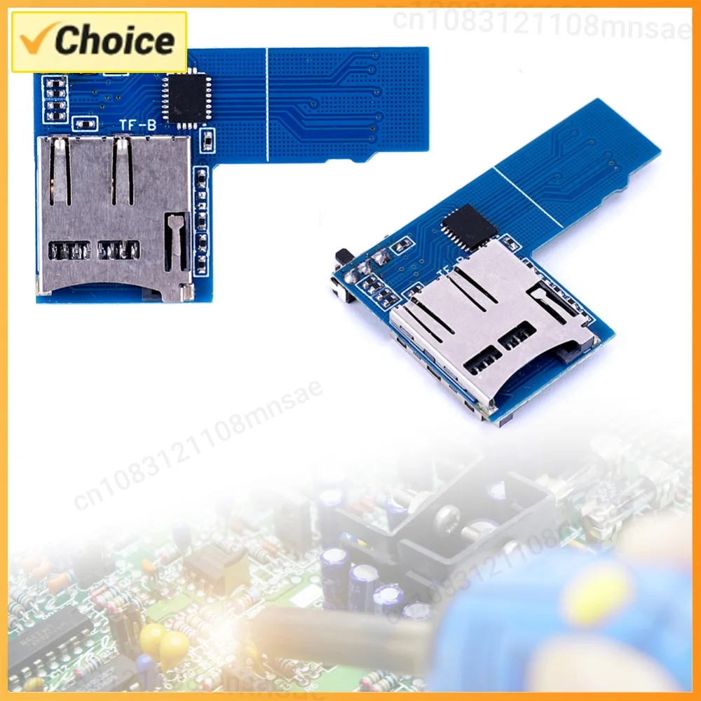Two In One Dual System Switcher Dual TF Card Adapter Memory Board TF Card Adapter for Raspberry Pi B+ 2B 3B