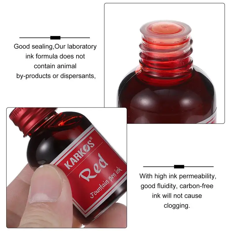 10 Bottles Calligraphy Pen Ink Useful Durable Creative Portable Practical Fountain Pen Ink Writing Ink Painting Ink