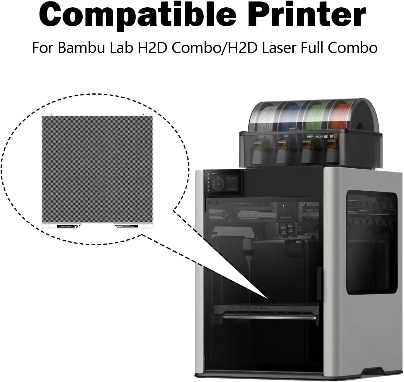 Para bambu lab h2d visão codificador 50μm precisão de movimento ferramenta de calibração avançada acessórios originais para impressora 3d h2d