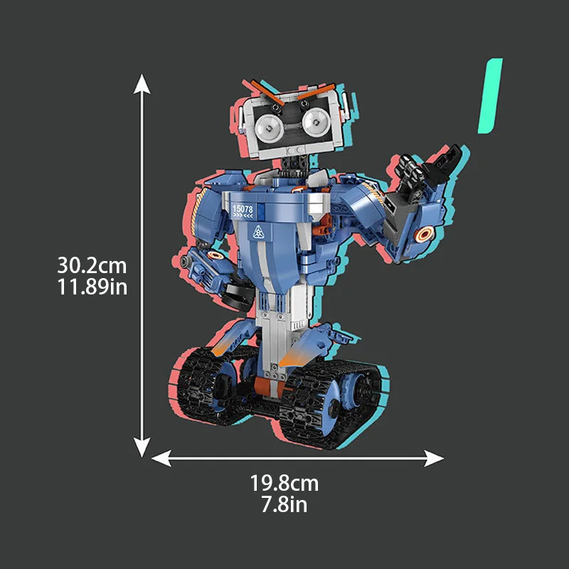 Creative static model of transformable robot, challenging assembly model, educational toy figurine, birthday gift