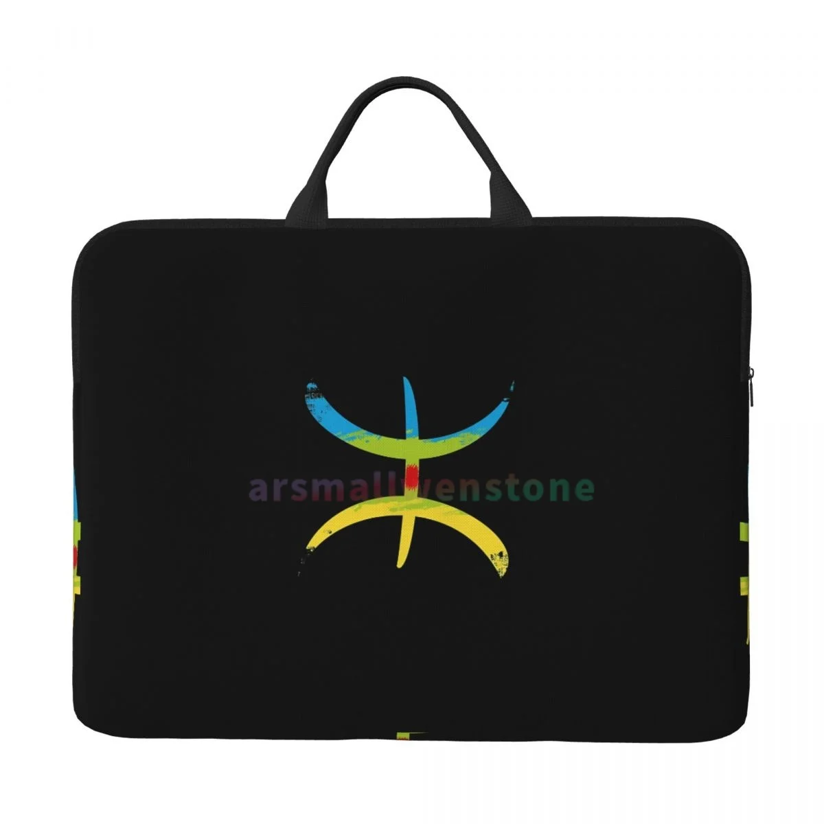 Kabyle Amazigh Flag Laptop Bag Computer Bag Office Business Travel 14 Inch Water Resistant Large Laptop Case