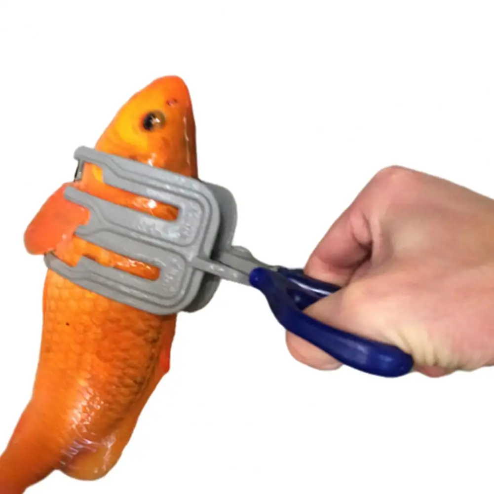 Fish Gripper 3-Claws Anti-slip Ergonomic Handle Multifunction Fishing Pliers Grabber Fish Control Clamp Catcher Tong Outdoor Fis