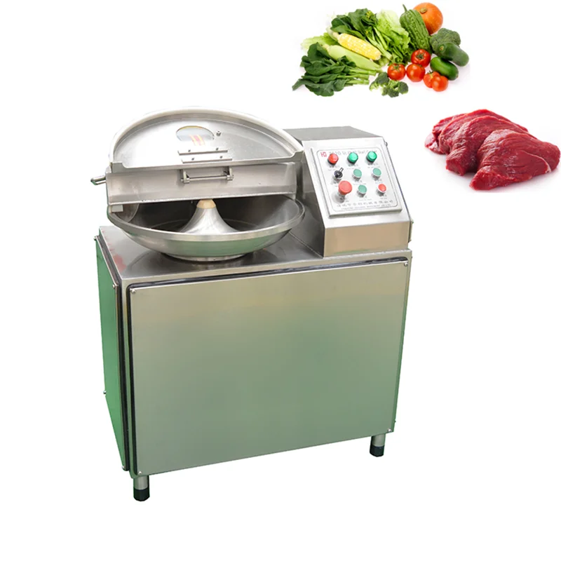 

20L High Quality Meat Bowl Cutter Food Chopper For Meatball Sausage Processing With Full Machine 304 Stainless Steel