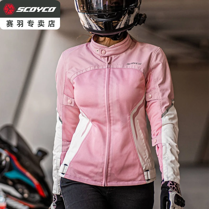 

Motorcycle Jacket Summer Mesh Breathable Motorbike Jacket Anti Fall Knight Casual Racing Equip Reflective Moto Riding Jacket