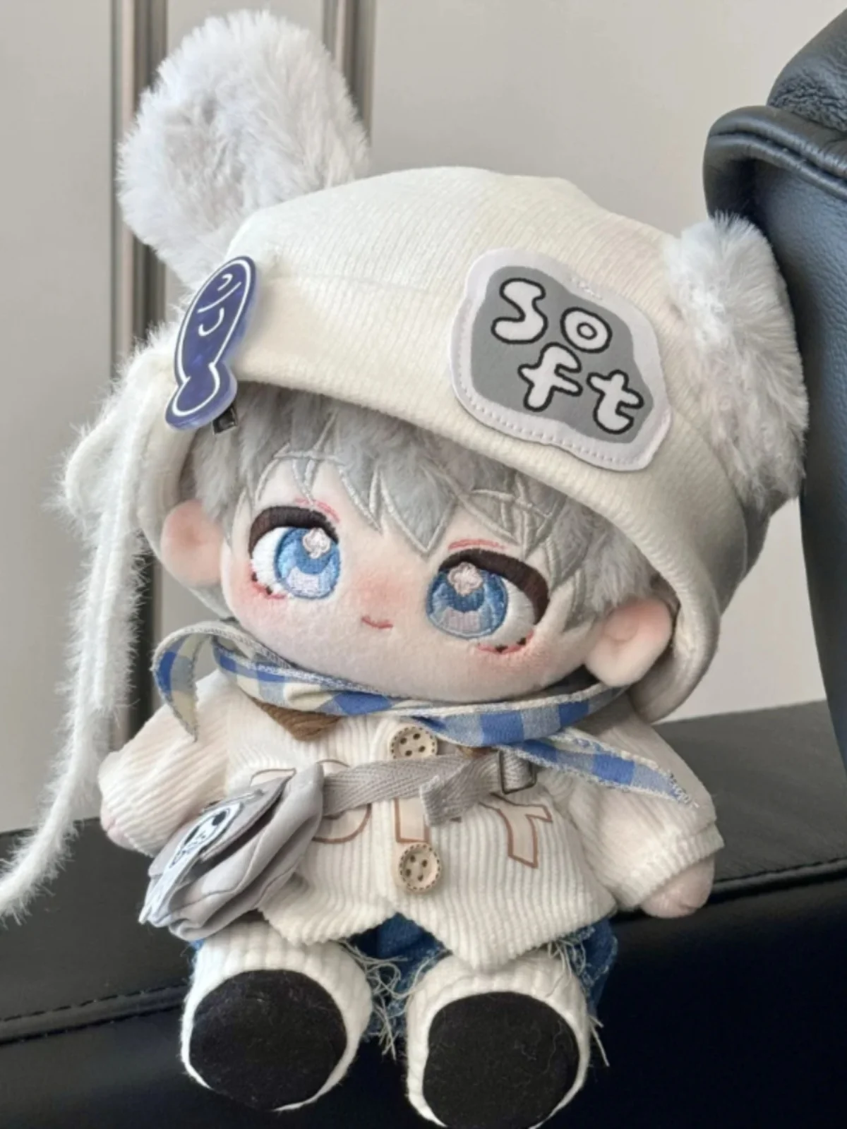 Anime Love and Deepspace Xavier Cosplay Fuzzy Puppet Cotton Doll Fluffy Change of Clothing Dolls Maumet Kids Bauble Xmas Gifts