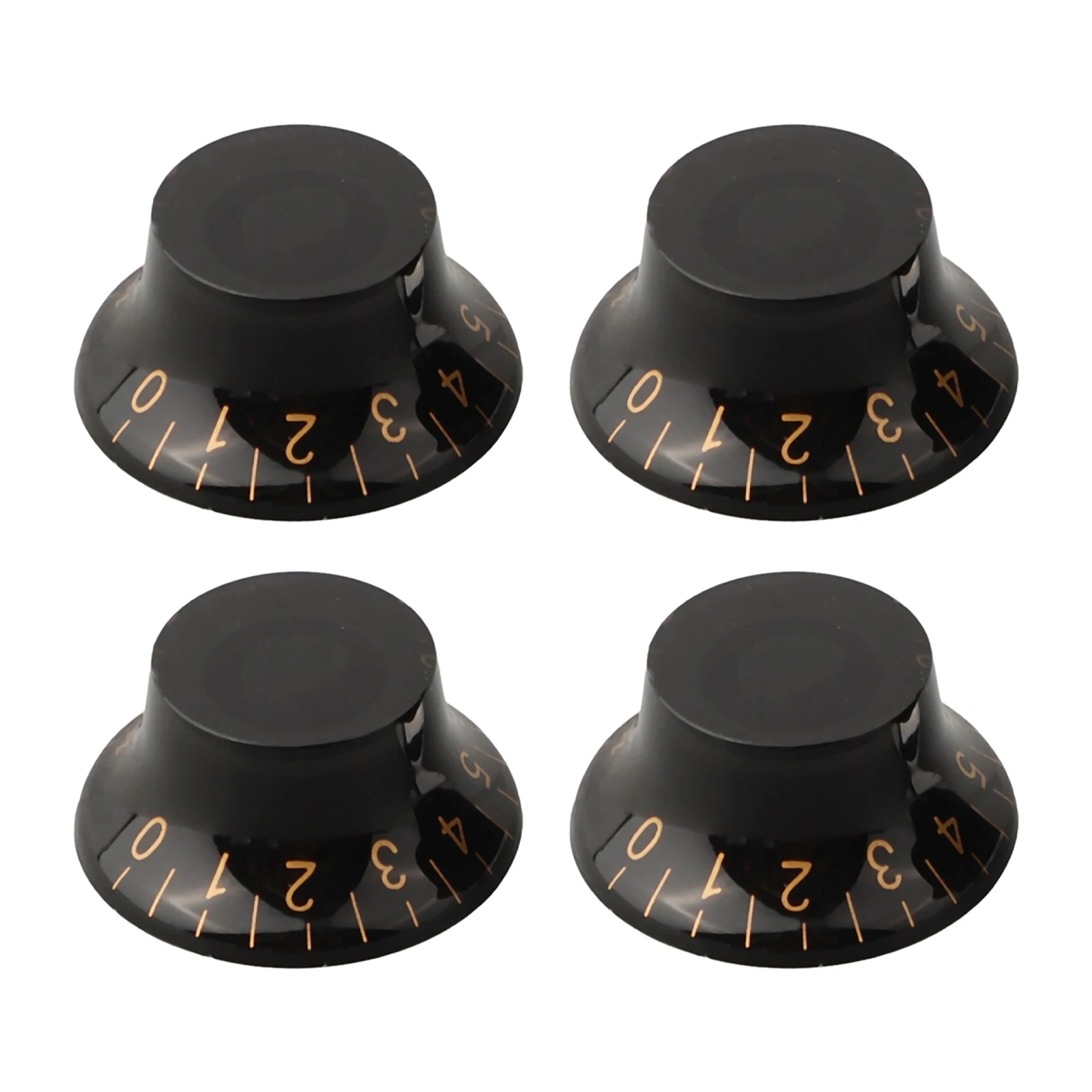 4Pcs Guitar Knobs Volume Hand Hat Kit Knob Part Tone Top 4pcs 6mm Diameter Pot Accessories For Electric Guitar