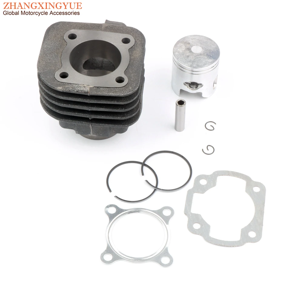 Scooter 70cc Big Bore Cylinder Kit For Yamaha Minarelli Axis Vino 50 Zest Jog R 50cc 2 Stroke 1E40QMB 47mm/10mm