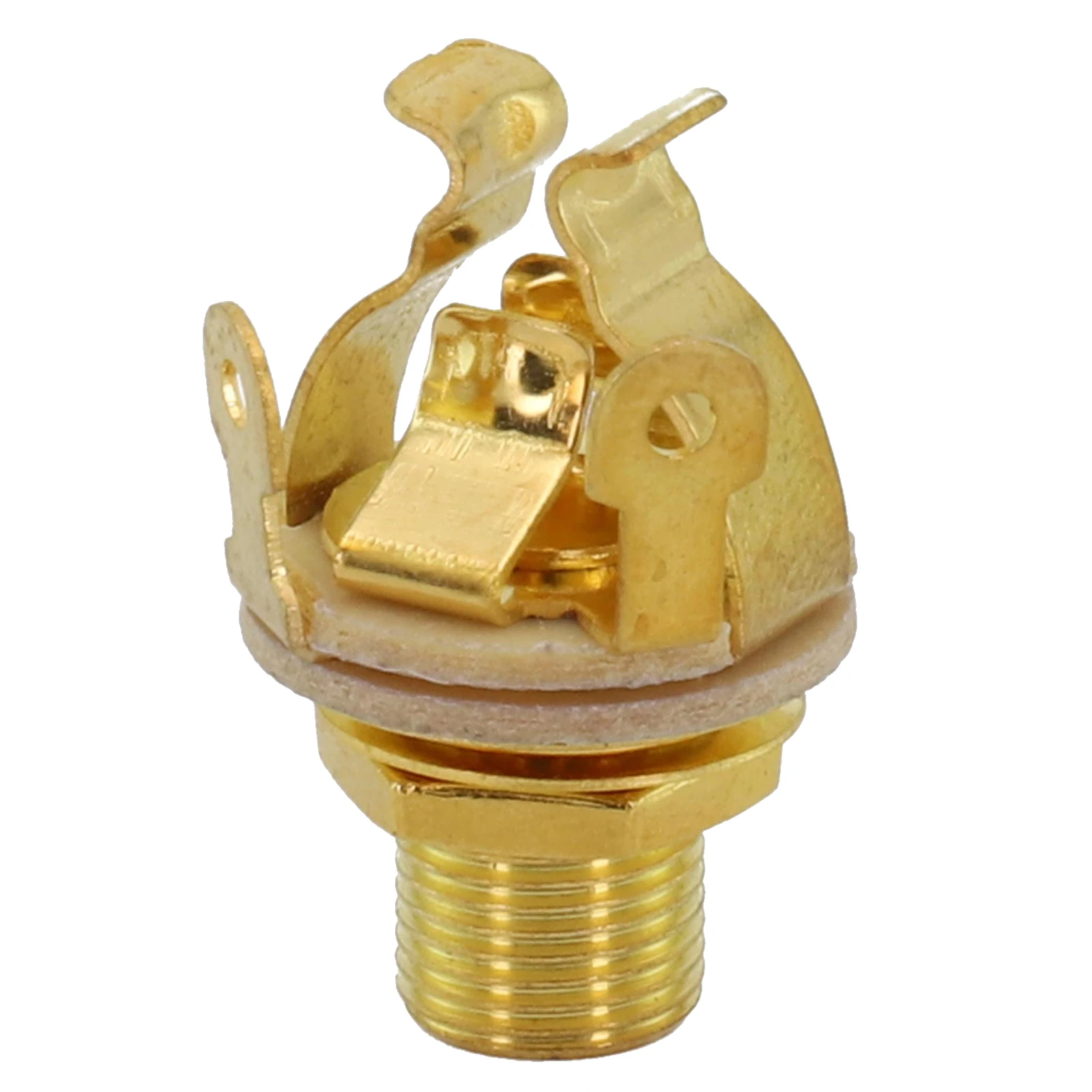 1PC Brand New 1/4 Inch 6.35Mm Stereo Input Plug Socket For Electric Guitar Pickup Output Guitar Parts Guitar Stereo Socket Parts
