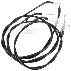 Motorcycle Lengthen Throttle Line Clutch Cable Steel Wire Set For Honda Steed VLX400 VLX600 Magna VF250 Shadow VT400