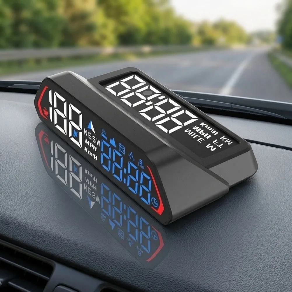 Car Head Up Display HUD Gauge Driving Computer Trip Distance Speedometer