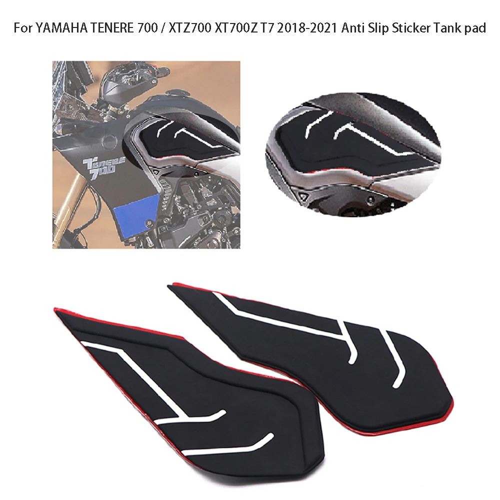 

Подходят для Yamaha XTZ 700 690 Tenere TENERE700 T700 2019-2024, коврик для бака мотоцикла, боковой подъемник, тяговые наколенники, противоскользящие накладки