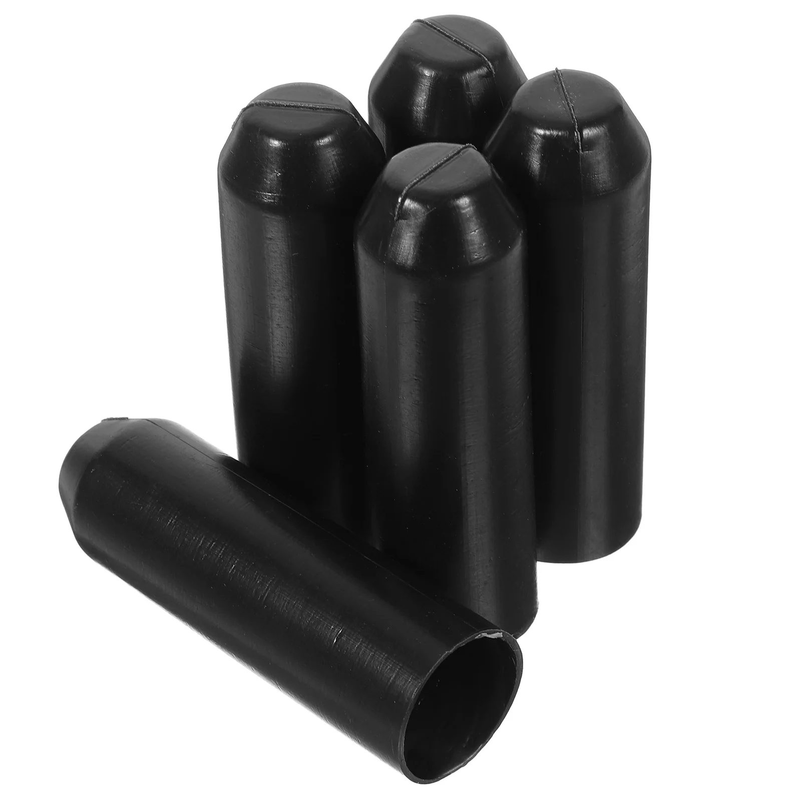 

5Pcs Heat Shrink Electrical Wire Caps Insulation Cable End Caps Wire End Sleeves Cable Repair Wrap Black Shrink Sleeve