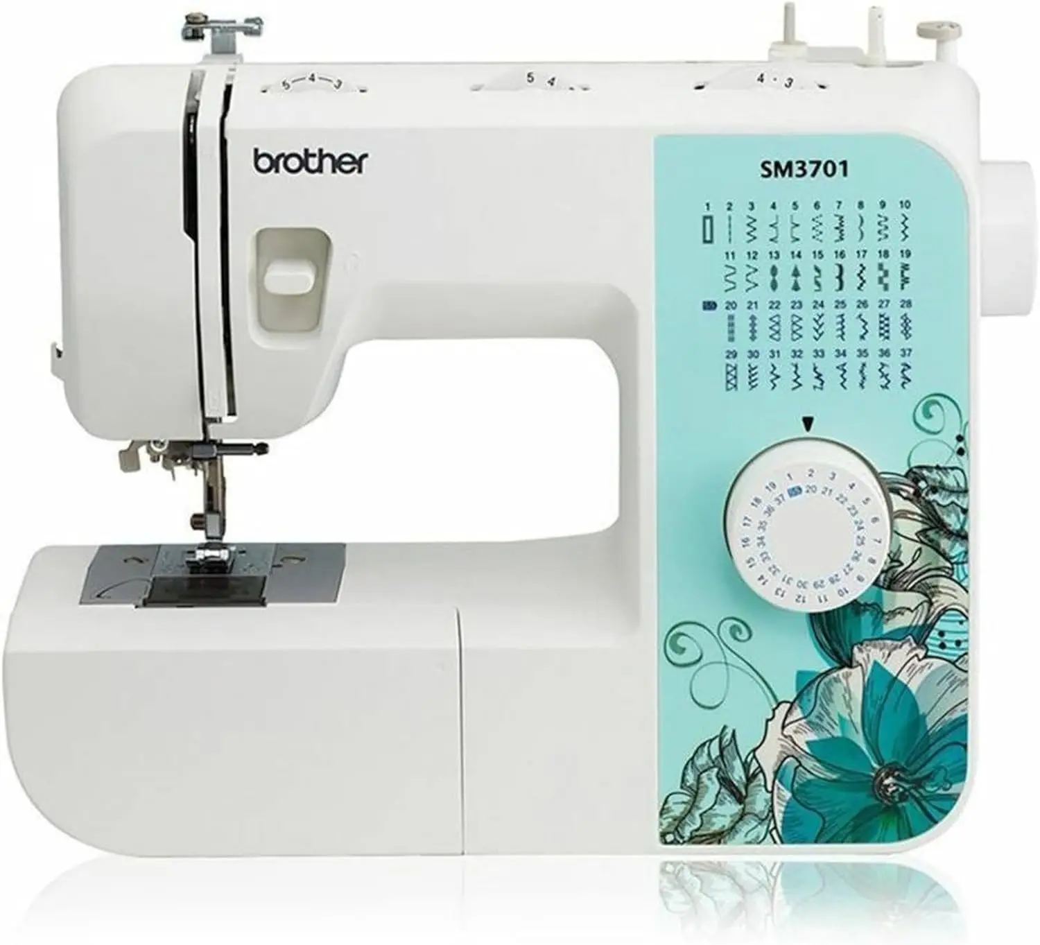 37-Stitch Sewing Machine Multicolor for Both Beginners Learning To Sew and More Advanced Sewers Looking for Versatility