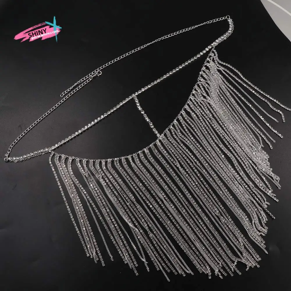 

Unique Women Headwear Indian Tassel Veil Masks Masquerade Masks Elegant Rhinestone Chains Jewelry Luxury Face Mask Dance Party