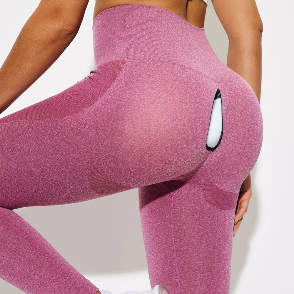 Extended Zipper Seamless Women Workout Leggings Tummy Control High Waist Sports Gym Yoga Pants
