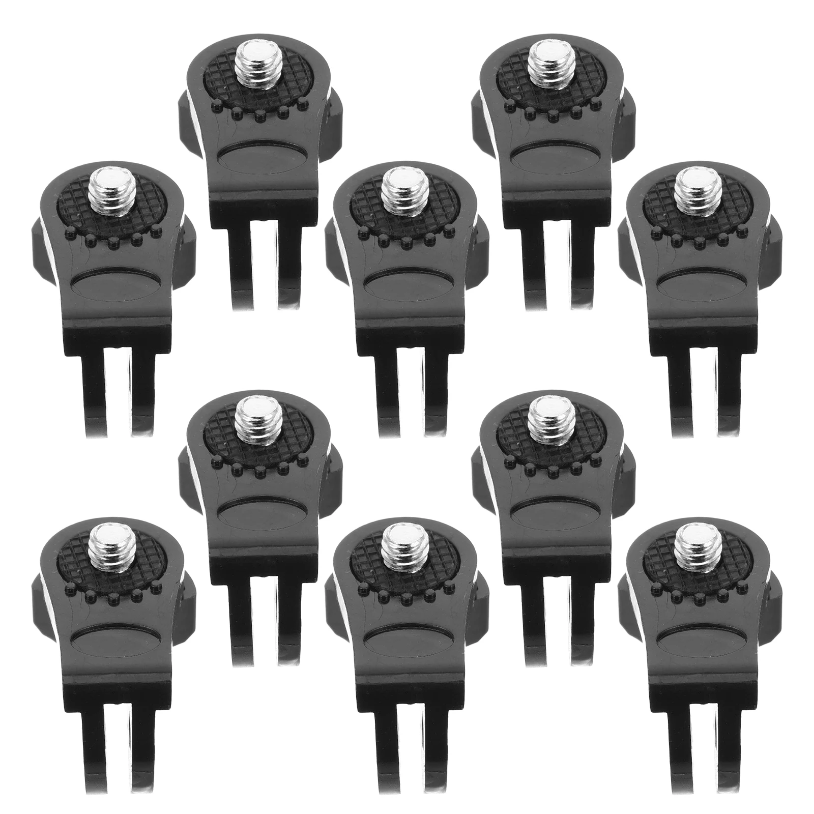 

10Pcs Action Camera Mount Adapter Dual Capability Phone Clamp Easy Installation Universal Conversion Tripod Mount