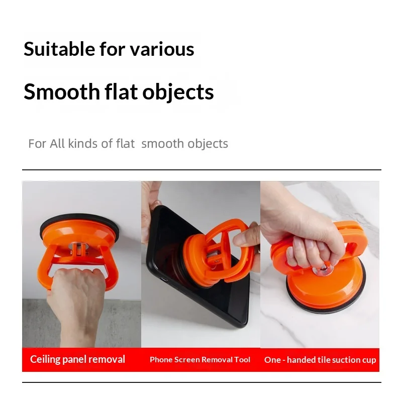 2Pcs Lot Glass Suction Cup Plastic Repair Tools Phone Screen Glass Lifter Car Dent Puller Remover Rubber Suction Sucker