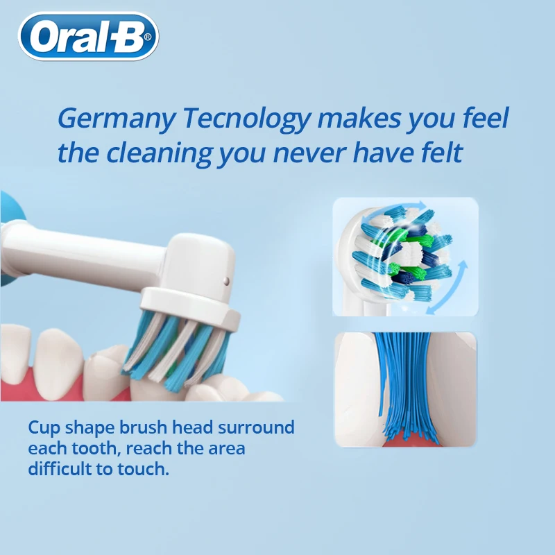 Oral B Replacements Brush Head Oscillation-Rotation for Oral B Vitality Electric Toothbrush Soft Brsitle