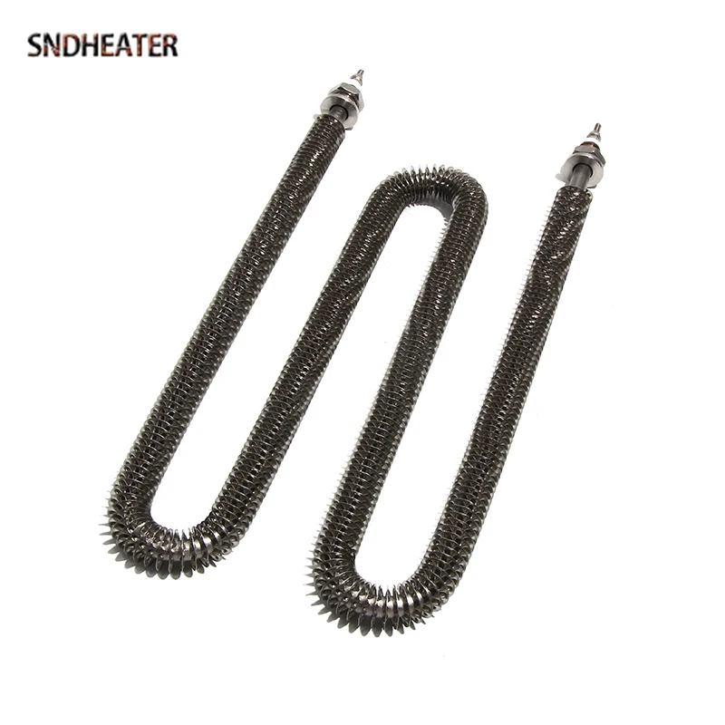 

SNDHEATER W/M форма 110 В 220 В 380 В ребристый нагревательный элемент 1 кВт/2 кВт/3 кВт воздушный сухой котел из нержавеющей стали нагреватель для заводской плиты