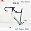 Ceccotti RF32 Modell Newset Farbe Vollständig verstecktes Kabeldesign Scheibenbremse Kohlefaser Rennradrahmen 2