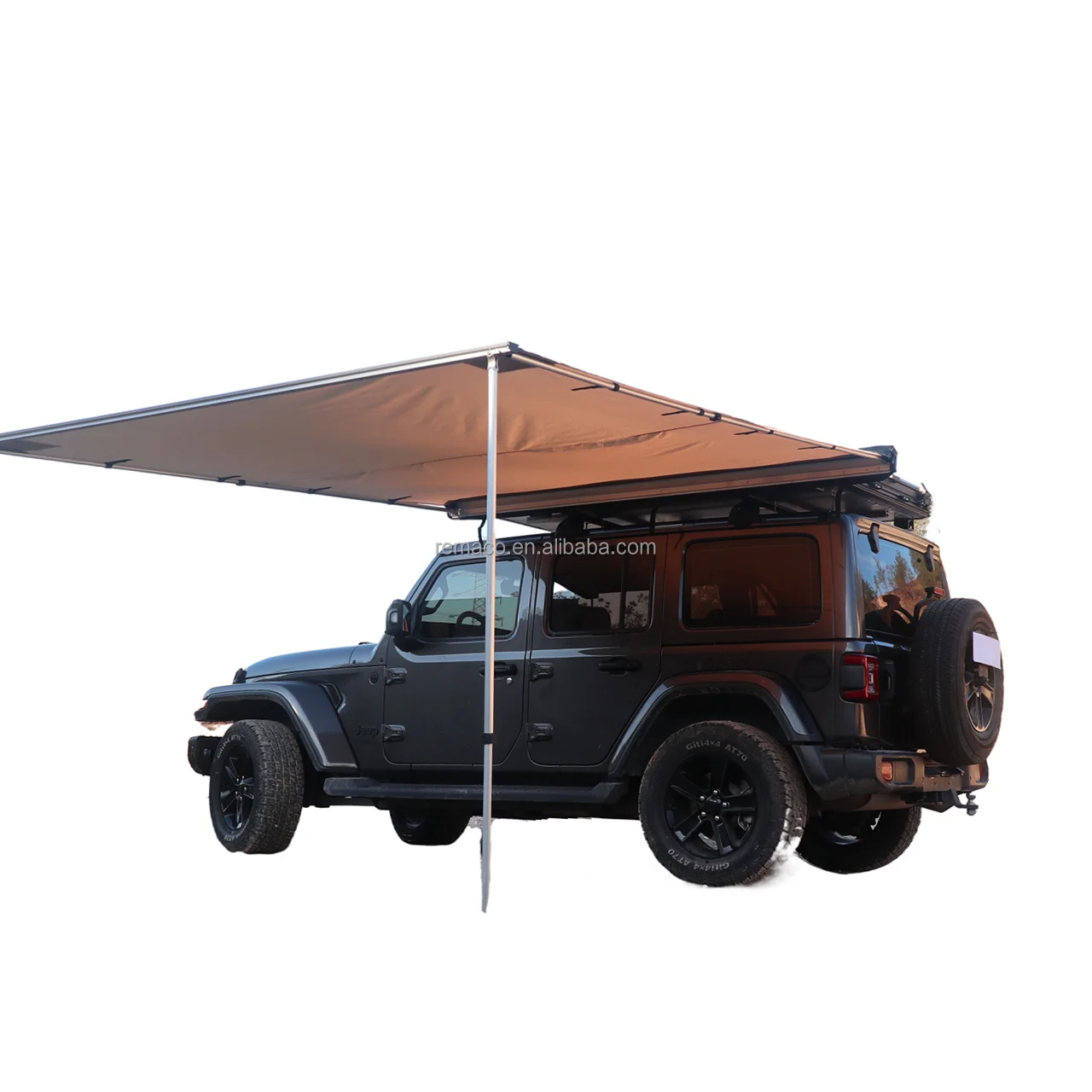 

Hot Sales Outdoor Hiking 2X2m RTS Vehicle SUV Roof Side 4x4 Car Awning For Outdoor Camping Custom