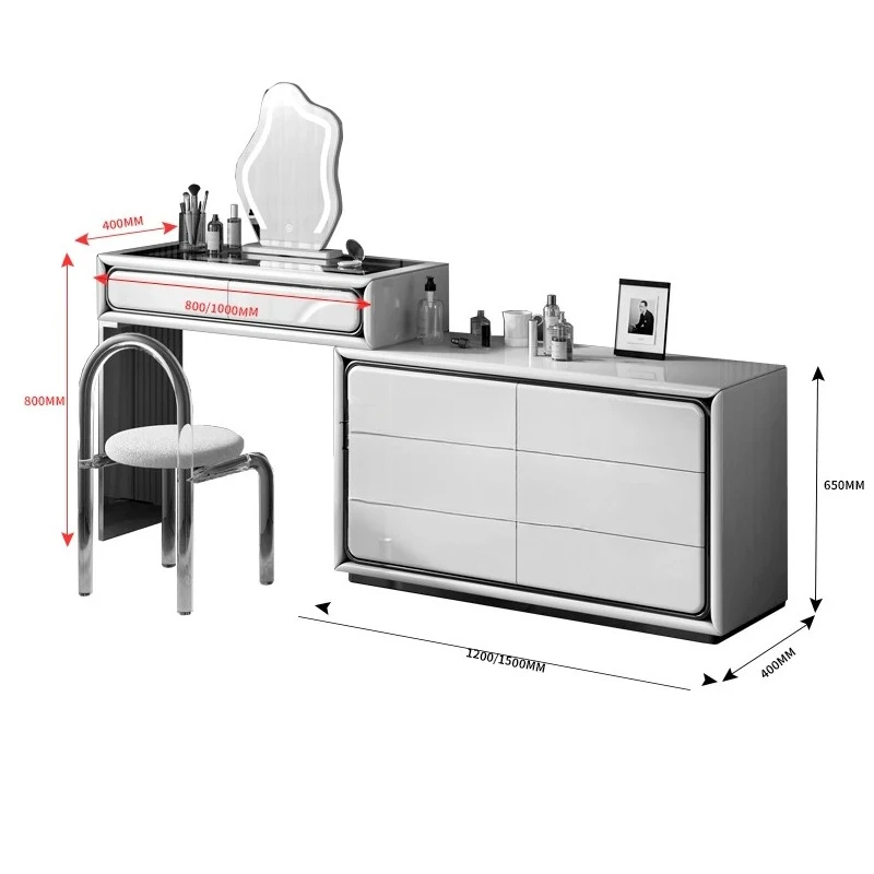 

Легкий роскошный комод в кремовом стиле, комод, встроенный прикроватный шкаф для спальни, многофункциональное хранилище