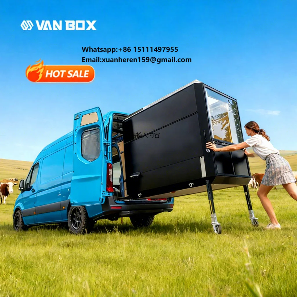Cheap Camping Wohnmobil Slide in Camper Modular Van Conversion Systems Camping Van Module Box Conversion Kit Vanbox