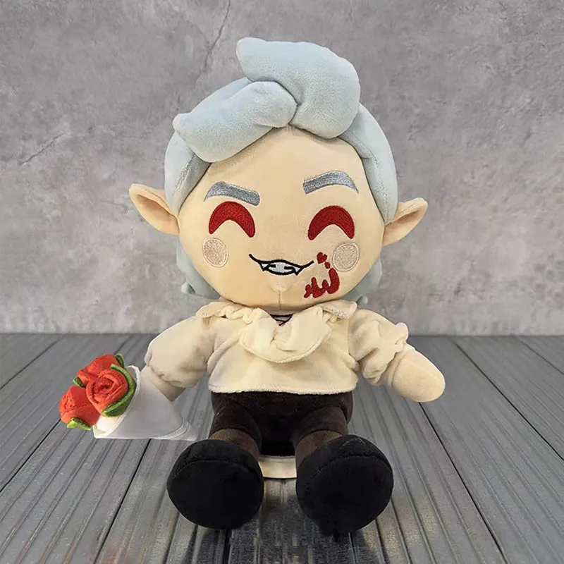 Baldurs Gate 3 Astarion Plush Doll Soft Stuffed Toy With Valentine Rose Game Peripheral Collectible Gift For Adult Game Fans