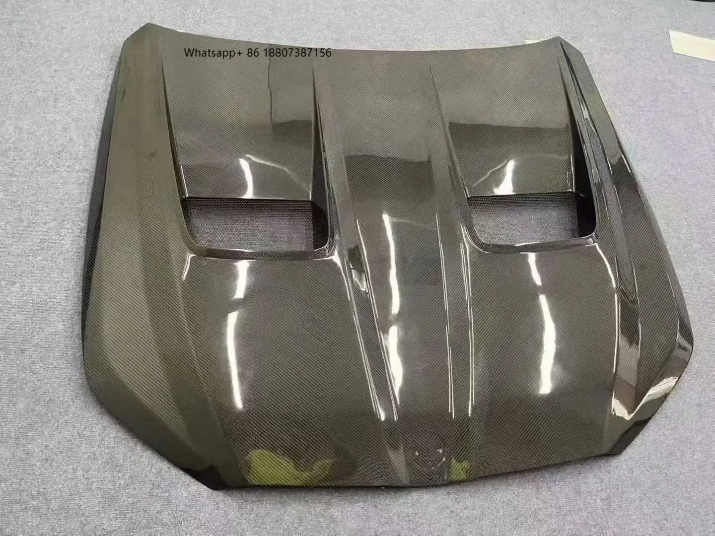 

Новинка для BMW 5 серии G60 G68 G90: капот из сухого карбона с креплением на болтах, черный, универсальный размер