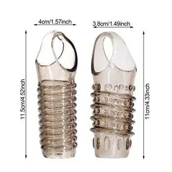 Silikonový kroužek na penis, opakovaně použitelný, zpoždění ejakulace, silnější erekce, sexuální hračky pro dospělé, kroužek na penis, sexuální hračky pro muže 6 nejlepší prodej erekční tryska pro muže - №2