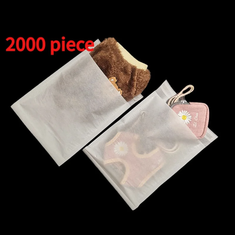 

20 00piece.Custom.Recyclable Biodegradable Self-Seal Semi-Transparent Glassine Wax Bags Colored Art Paper Clothing