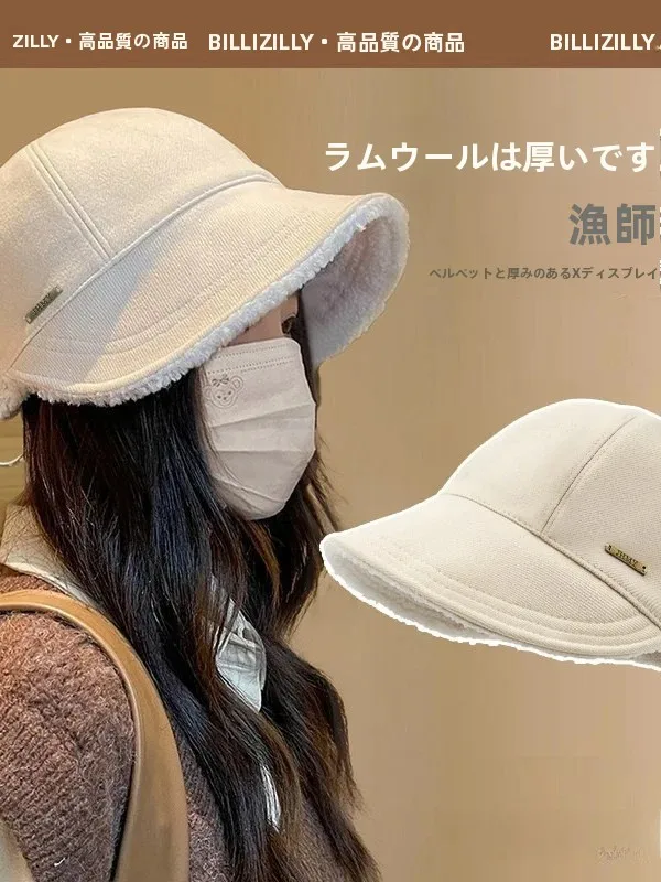 gorro-de-pescador-de-invierno-para-mujer-con-forro-polar-grueso-ideal-para-otono-e-invierno-con-ala-ancha-resistente-al-viento-y-al-frio-calido-con-visera-estilo-casual-ajustable