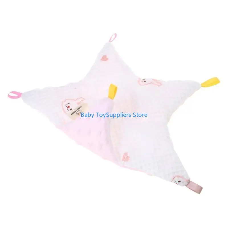 R1WF การ์ตูน Appease ผ้าเช็ดตัวผ้าฝ้ายนุ่มทารกแรกเกิดผ้าพันคอ Plush ผ้าห่มสำหรับเด็กทารกเด็กทารกน่ารักรูปแบบของขวัญ