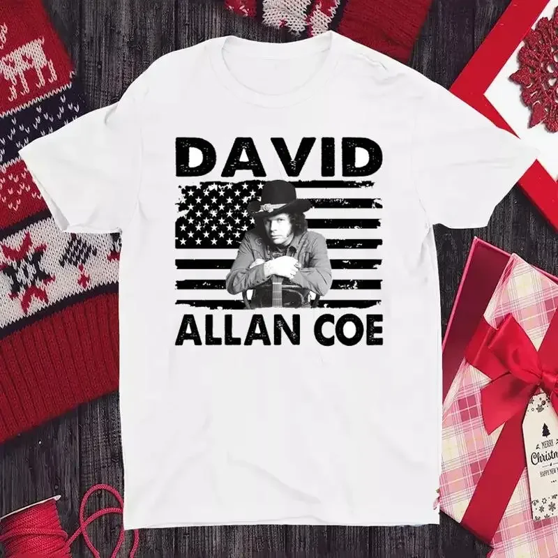David Allan Coe WhiTE cOLOR All Size T Shirt Adults