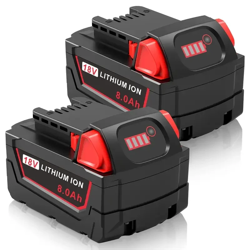 For Milwaukee M18 Batteries 21700 tabless cells High Output Rechargeable Li-ion Battery 48-11-1860 Charger rechargeable battery