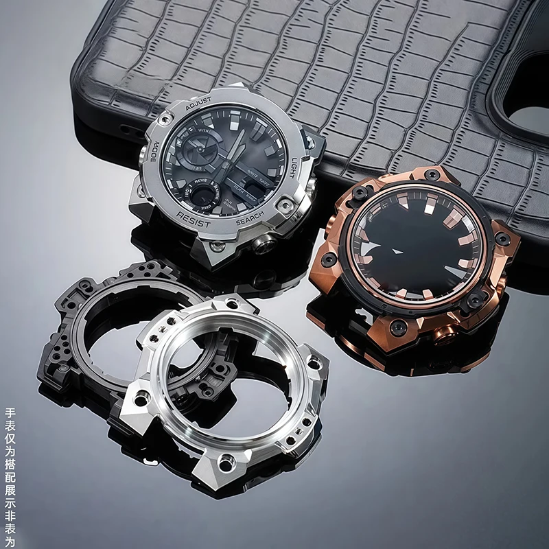 For Casio GST-B400 series watch fine steel case modification bottom cover waterproof ring circuit board watch accessories