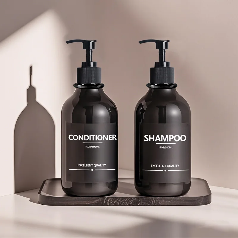 

1/2/3 шт. шампунь-кондиционер, дозаторы мыла для мытья тела с водонепроницаемыми этикетками, многоразовые бутылки для ванной комнаты, кухонной раковины, 500 мл