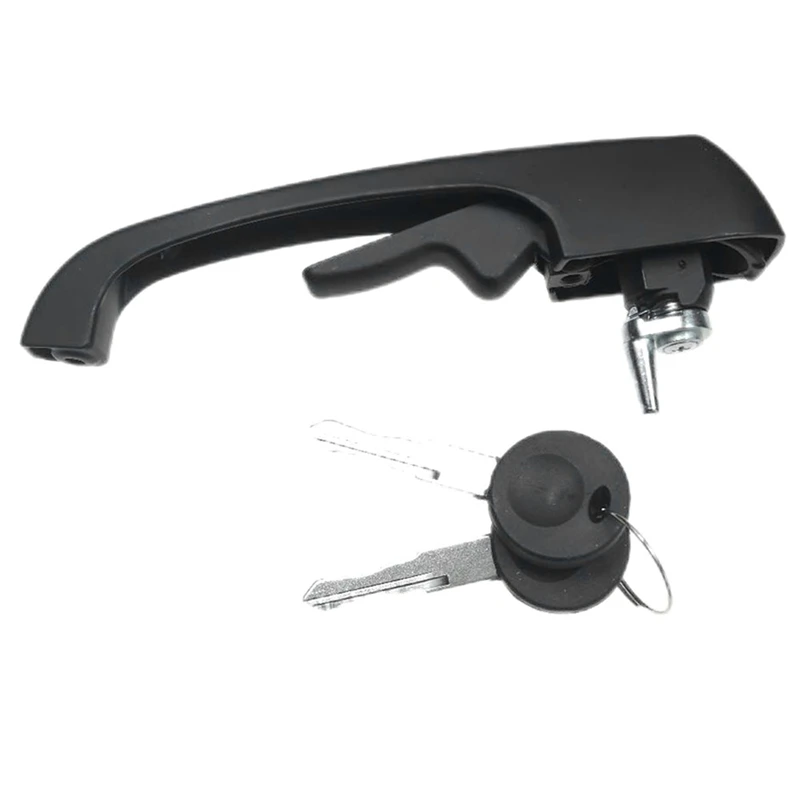 Super Sale Car Black Front Rear Door Handle + Lock Key for VW LT 28-35 Right/Left 251837205B 251837205H 113837205MS with 2 KEYS