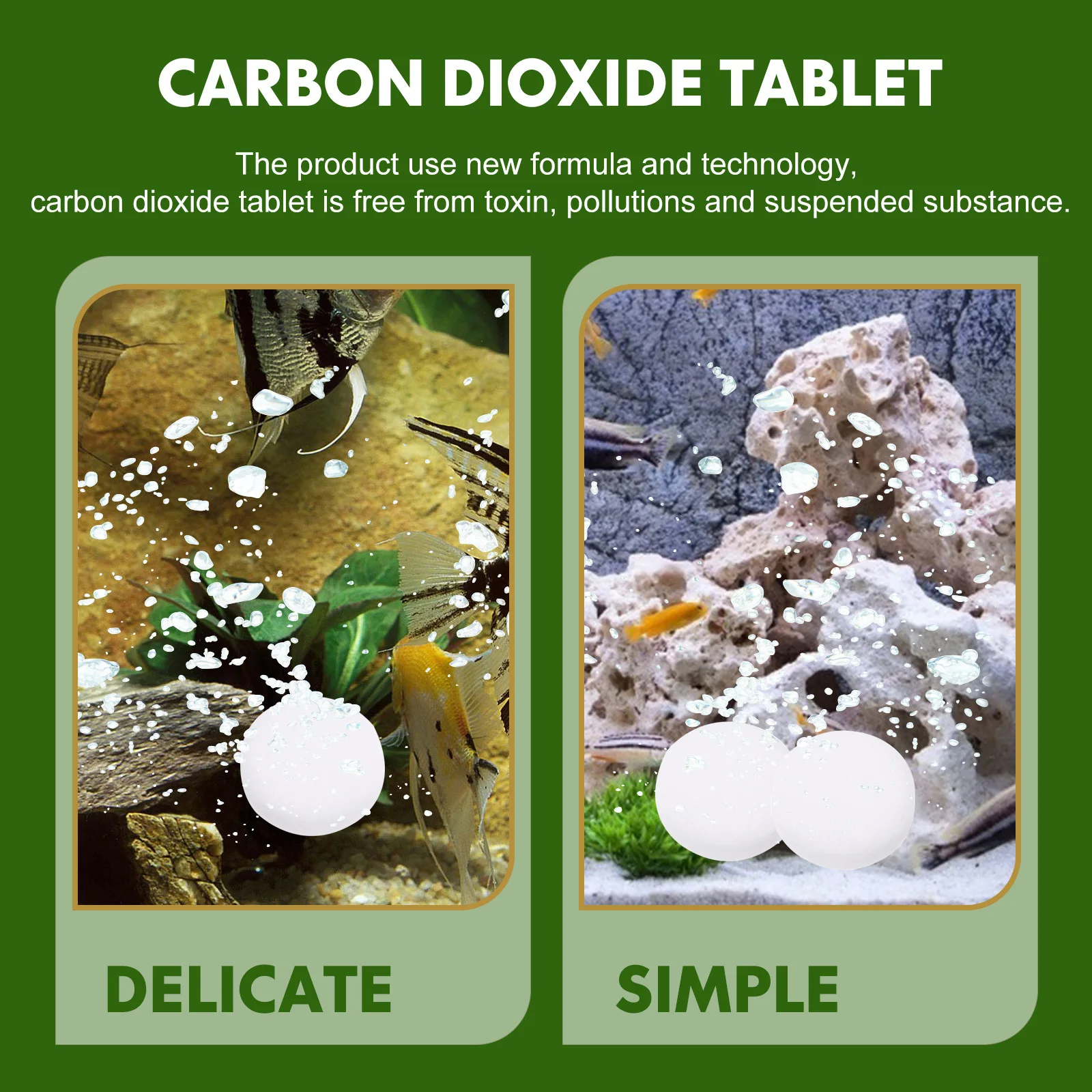 

1 Bag Of Tablets For Water Grass Premium Aquarium Co2 Supplement Fish Tank Supplies Portable Co2 Tablet Aquarium Supplement